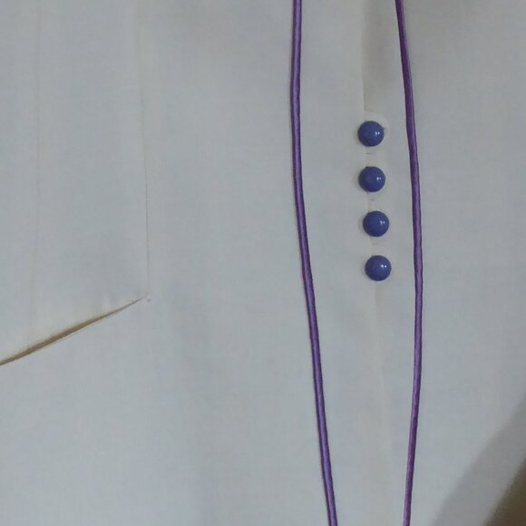 White Tailored Suit by Daniele O by Tahari - Picture 6 of 6